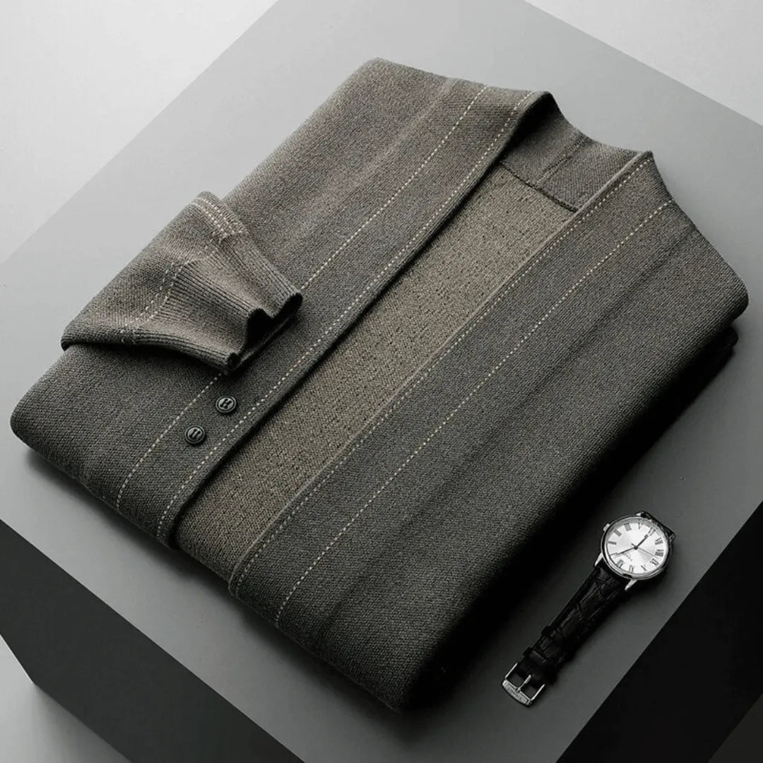 Men's Knit Cardigan for Smart Casual Wear