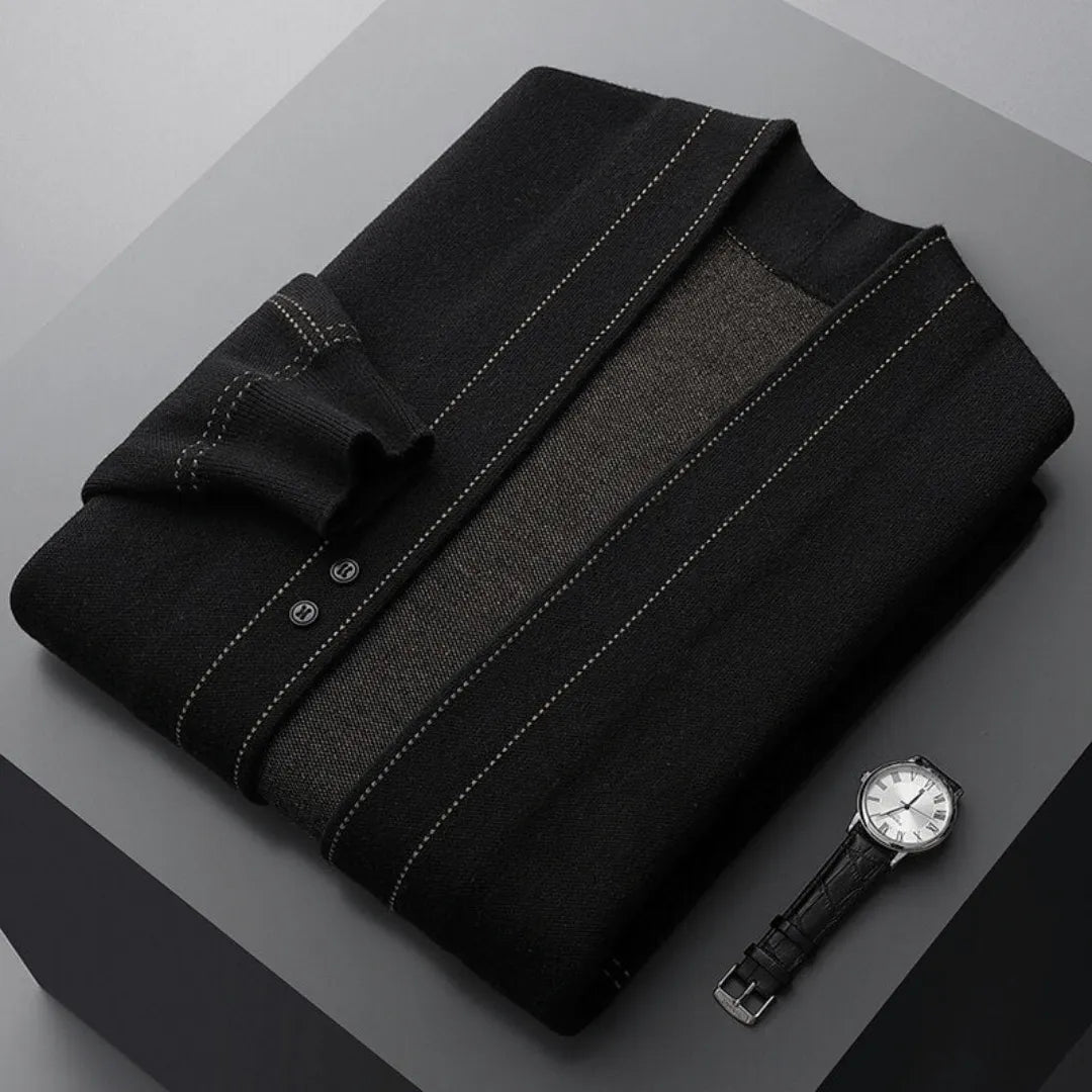 Men's Knit Cardigan for Smart Casual Wear
