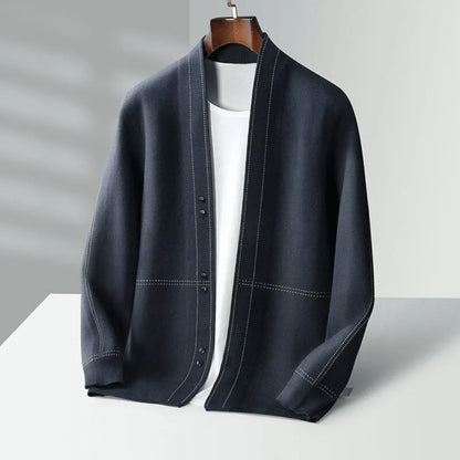 Men's Knit Cardigan for Smart Casual Wear