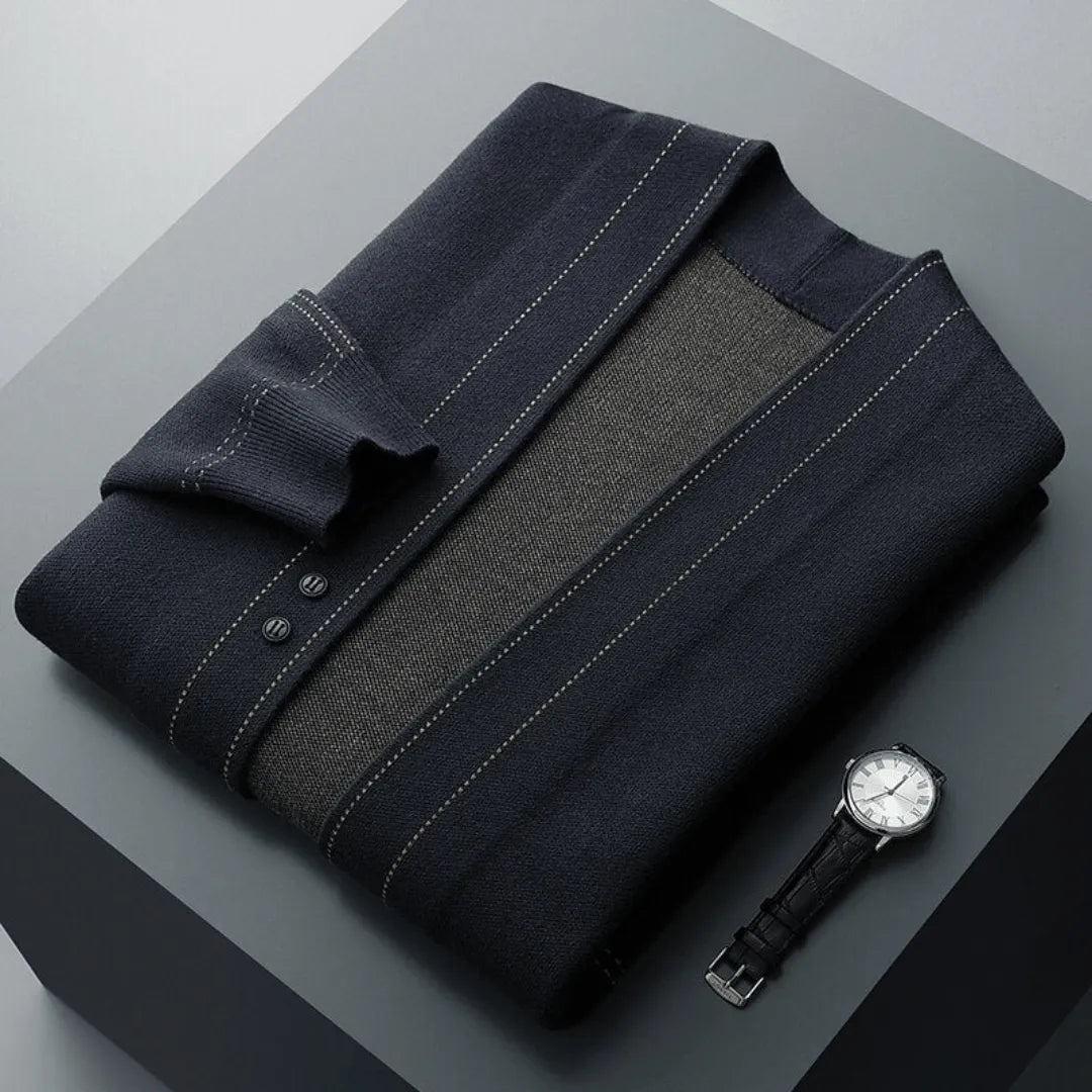 Men's Knit Cardigan for Smart Casual Wear