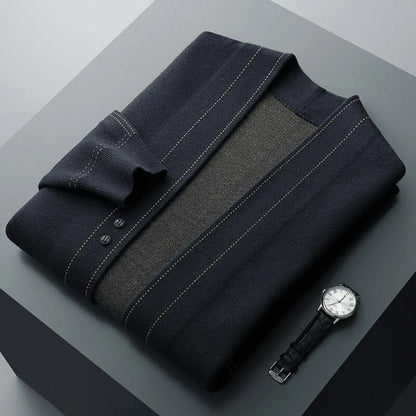 Men's Knit Cardigan for Smart Casual Wear