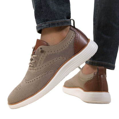 Men's Knit Sneakers Breathable Lightweight Smart Casual