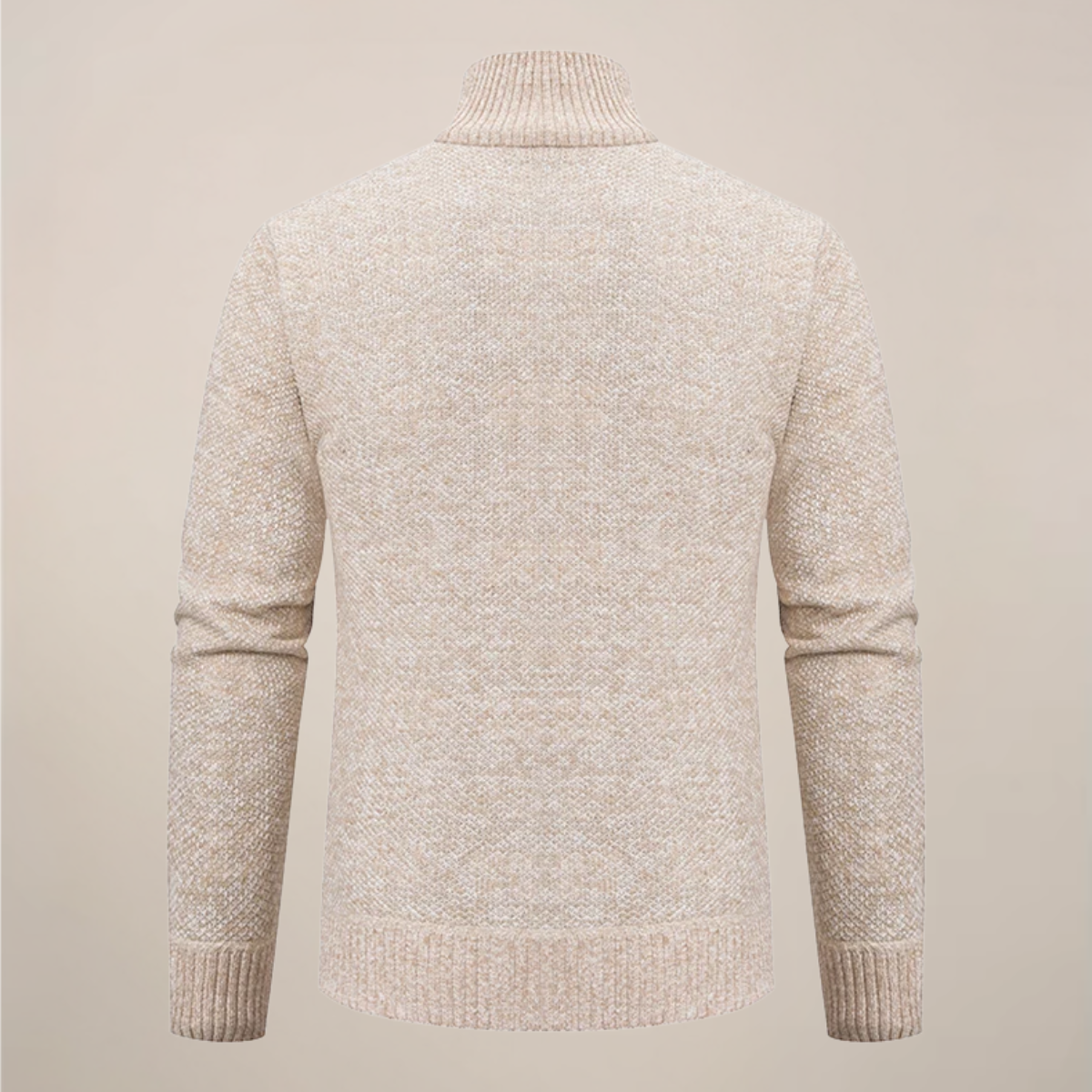 Men’s Knit Zip-Up Cardigan for Stylish Occasions