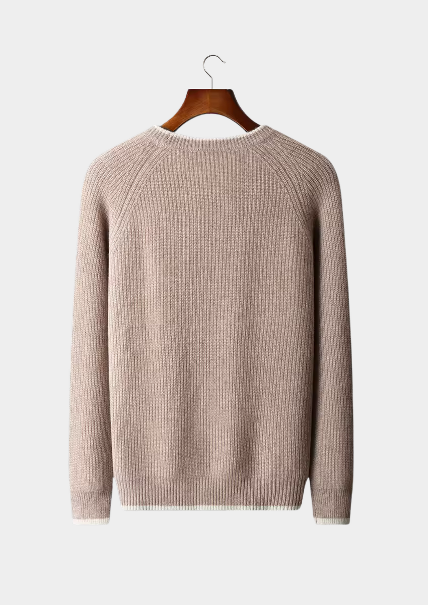 Men's Knitted Crew Neck Sweater for Year-Round Style
