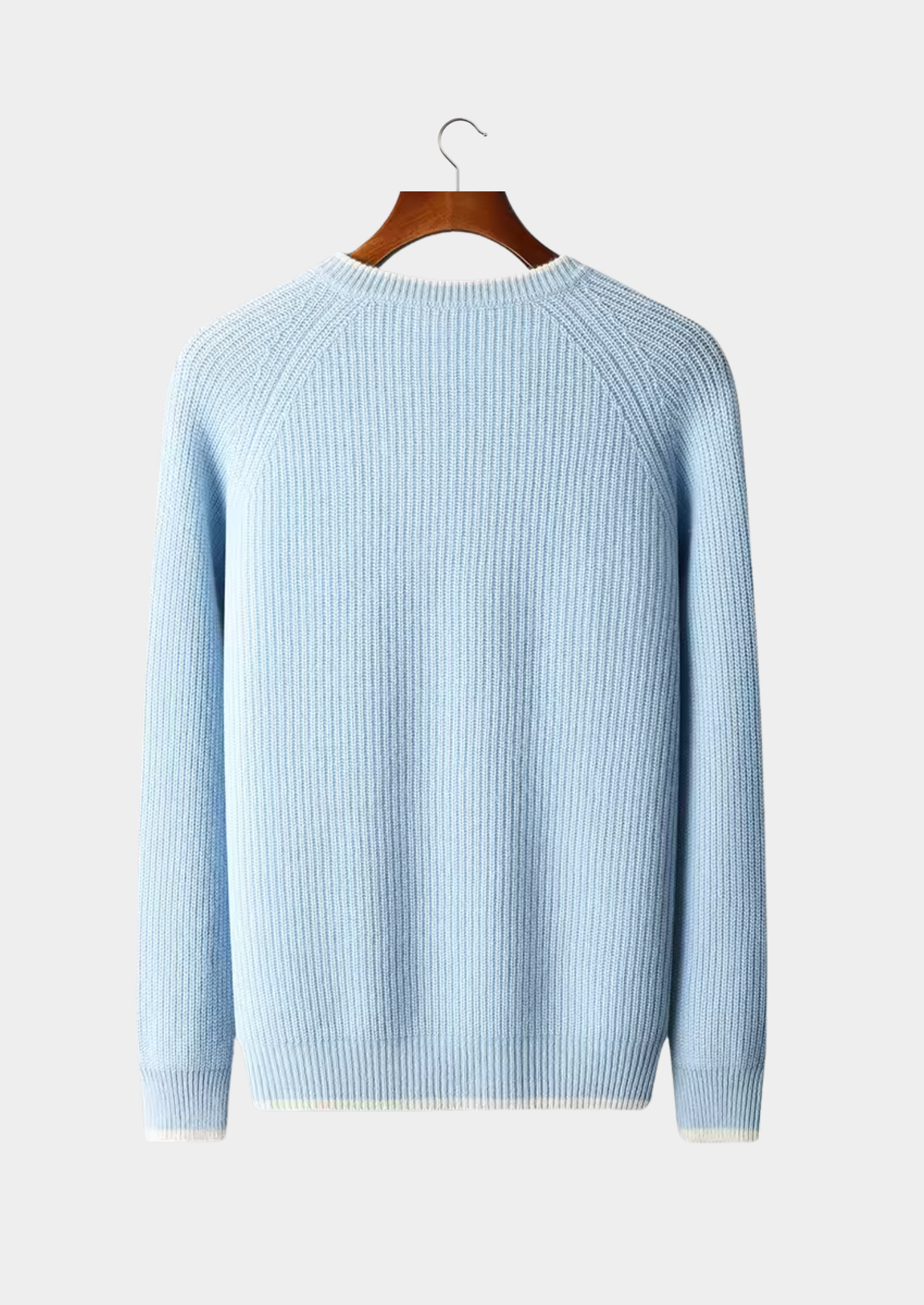 Men's Knitted Crew Neck Sweater for Year-Round Style
