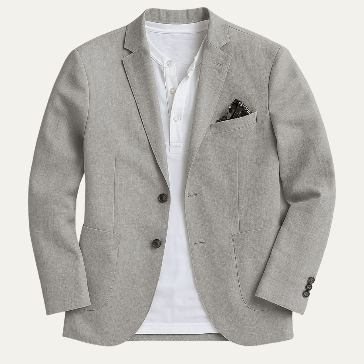 Men's Linen Blazer Jacket for Smart Casual Events