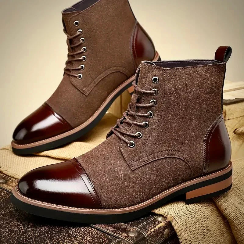 Men’s Modern Oxford Boots – Stylish Footwear for Any Occasion