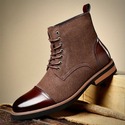 Men’s Modern Oxford Boots – Stylish Footwear for Any Occasion