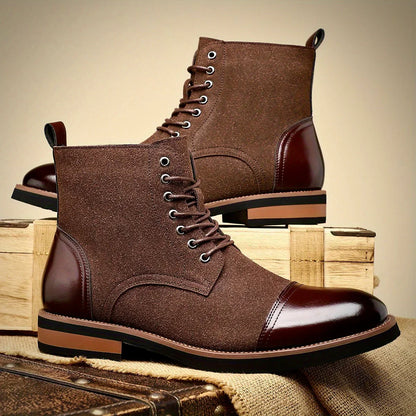 Men’s Modern Oxford Boots – Stylish Footwear for Any Occasion
