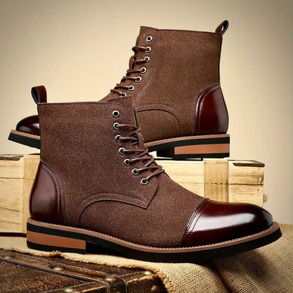 Men’s Modern Oxford Boots – Stylish Footwear for Any Occasion