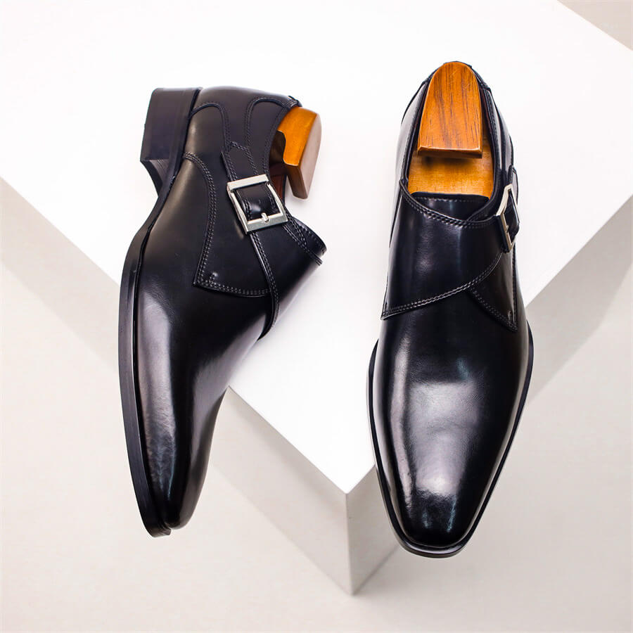 Men’s Monk Strap Dress Shoes - Classic Style for Formal Events