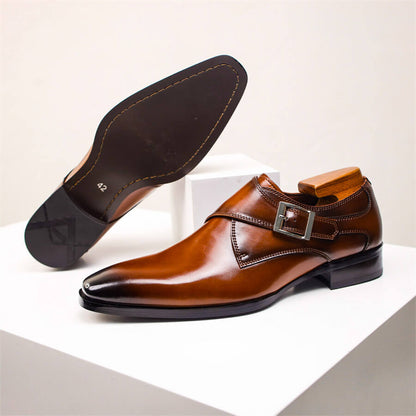 Men’s Monk Strap Dress Shoes - Classic Style for Formal Events