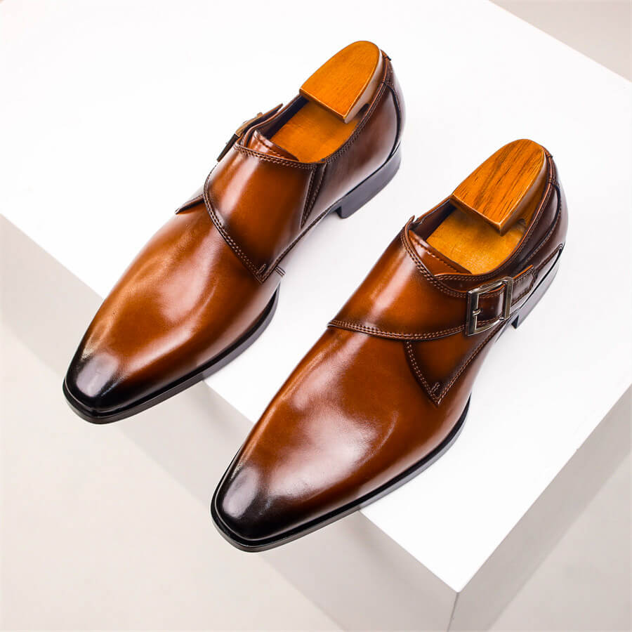 Men’s Monk Strap Dress Shoes - Classic Style for Formal Events