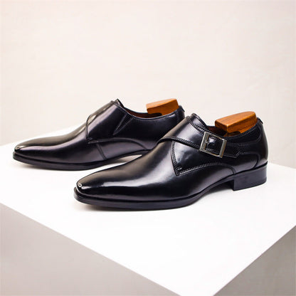 Men’s Monk Strap Dress Shoes - Classic Style for Formal Events
