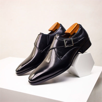 Men’s Monk Strap Dress Shoes - Classic Style for Formal Events