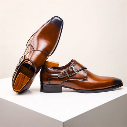 Men’s Monk Strap Dress Shoes - Classic Style for Formal Events