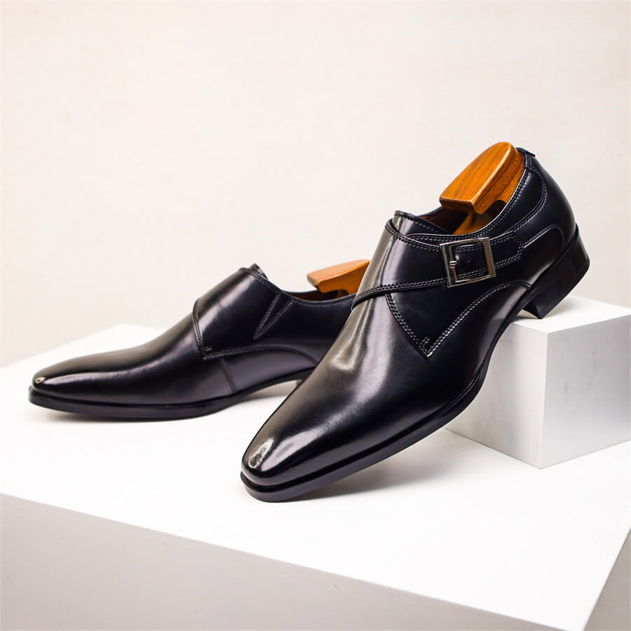 Men’s Monk Strap Dress Shoes - Classic Style for Formal Events
