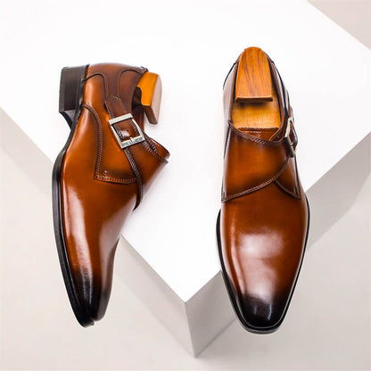 Men’s Monk Strap Dress Shoes - Classic Style for Formal Events