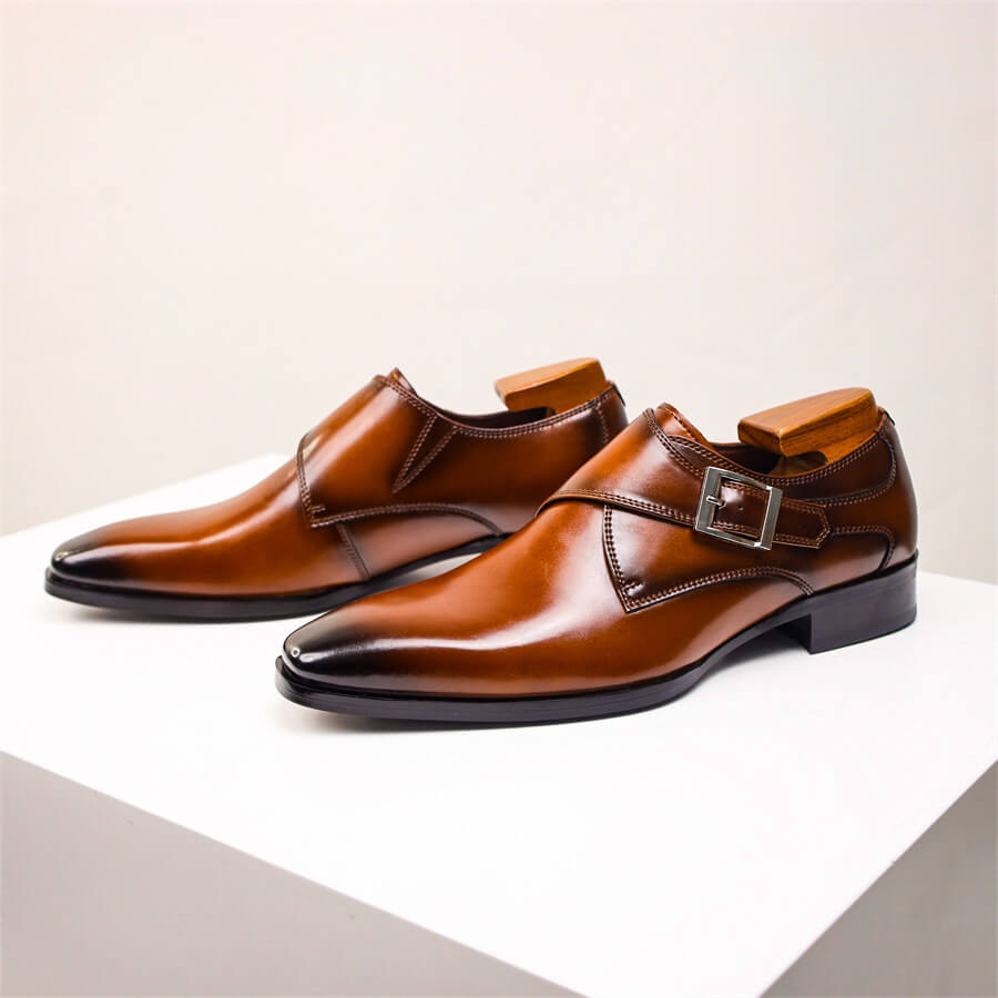 Men’s Monk Strap Dress Shoes - Classic Style for Formal Events