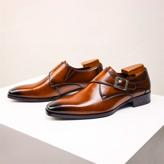 Men’s Monk Strap Dress Shoes - Classic Style for Formal Events