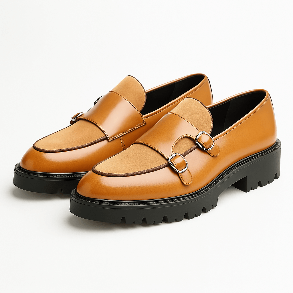 Men’s Monk Strap Loafers – Stylish Dress Shoes for Any Occasion
