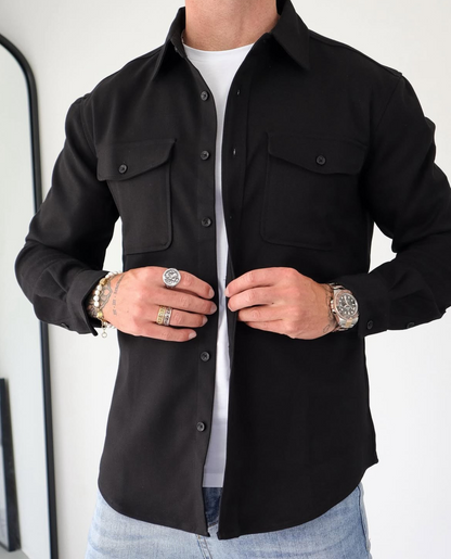 Men's Overshirt | Chest Pocket Detail
