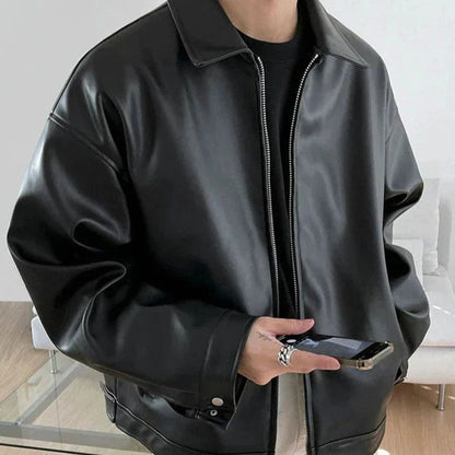 Men's Oversized Bomber Jacket | Zip-Up Streetwear Style