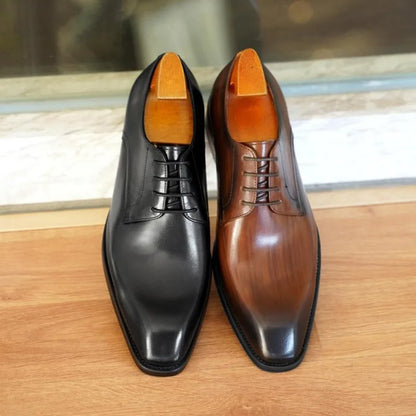 Men's Oxford Dress Shoes – Classic Closed Lacing Style