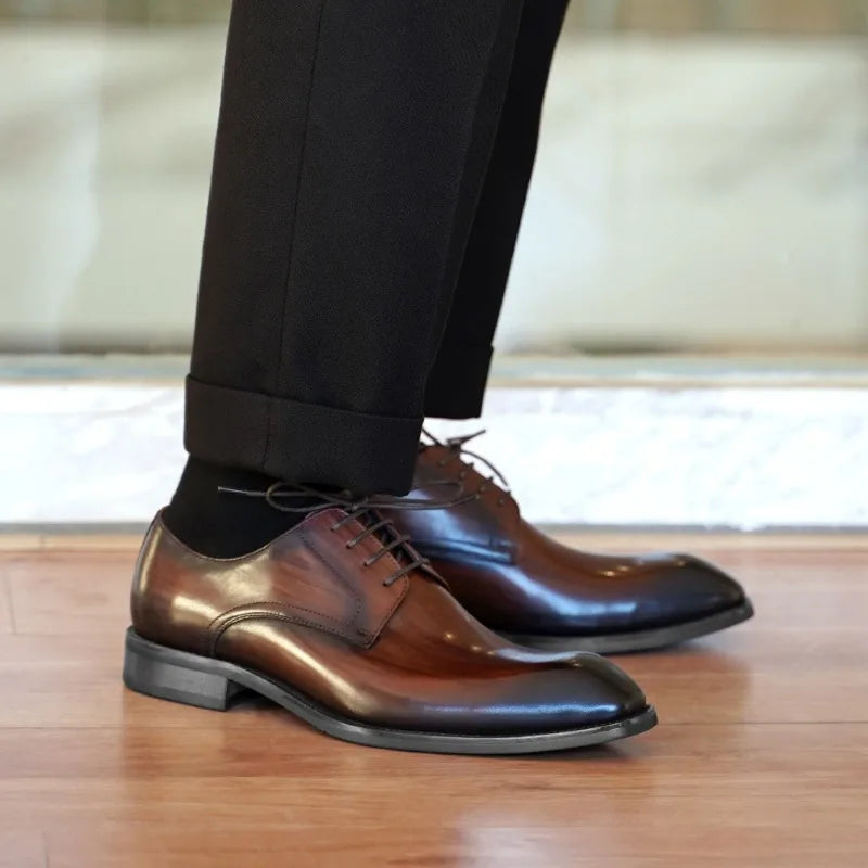 Men's Oxford Dress Shoes – Classic Closed Lacing Style