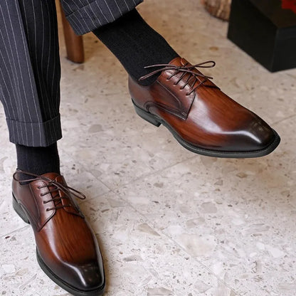 Men's Oxford Dress Shoes – Classic Closed Lacing Style