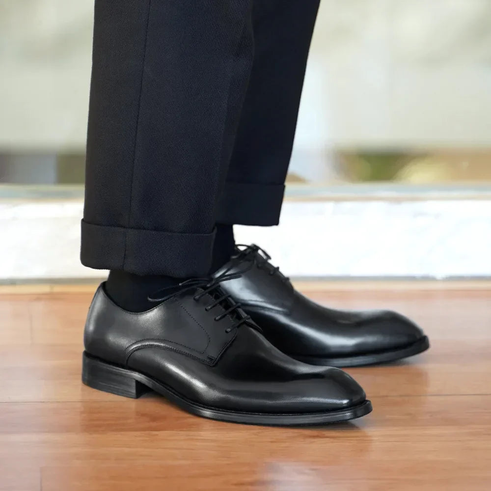 Men's Oxford Dress Shoes – Classic Closed Lacing Style