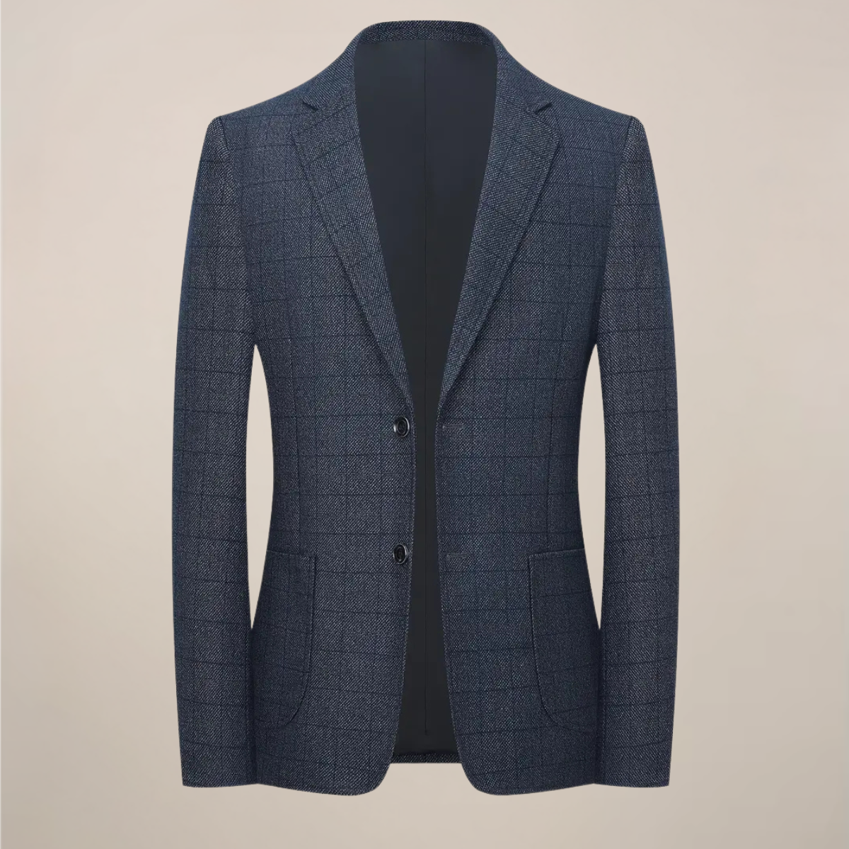 Men's Plaid Blazer - Stylish Check Jacket for Formal and Casual Events