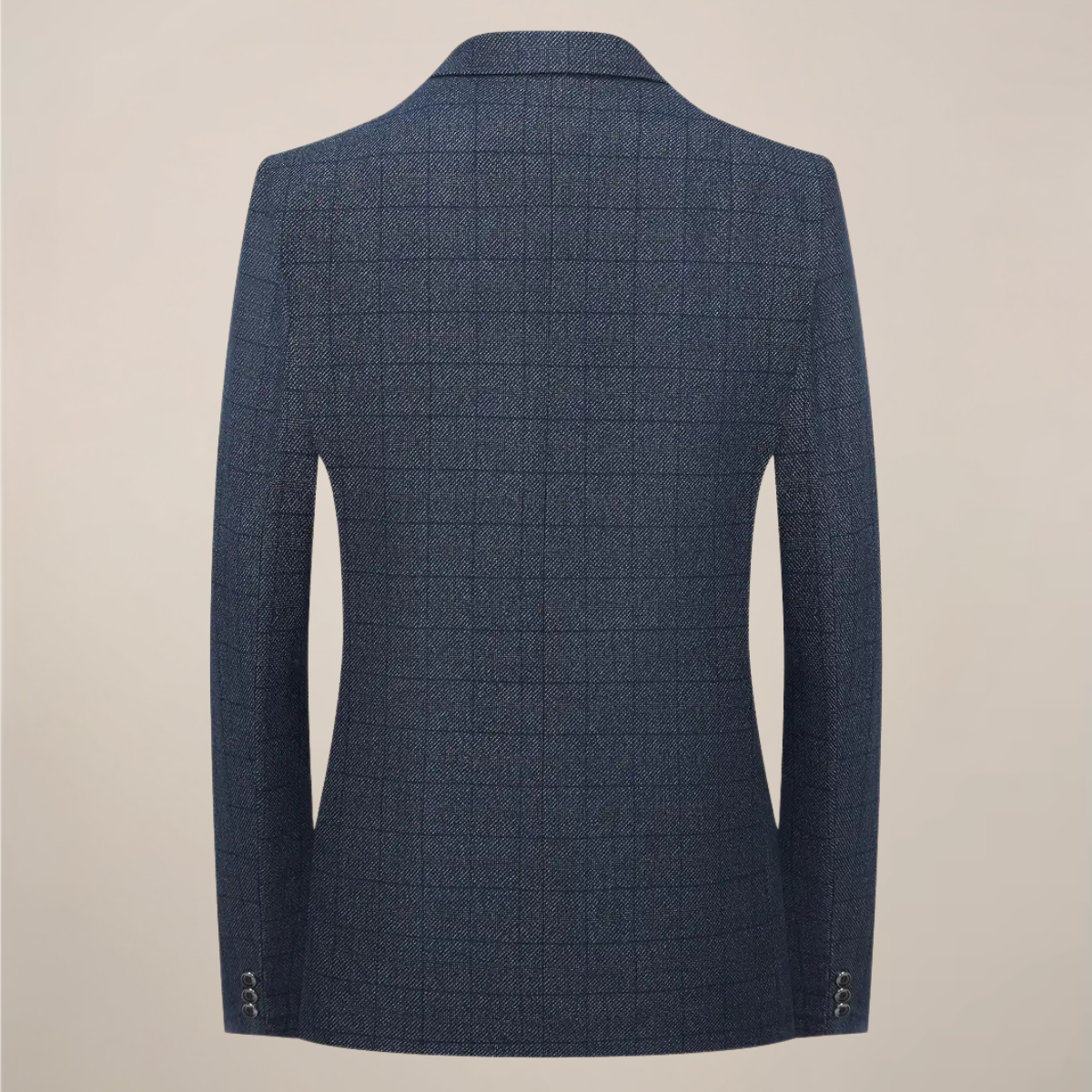 Men's Plaid Blazer - Stylish Check Jacket for Formal and Casual Events