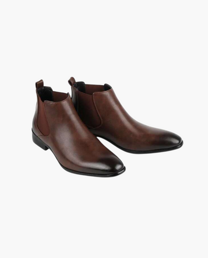 Men's Pointed Toe Chelsea Boots | Dress Ready & Easy Fit 6