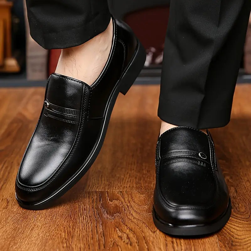 Men's Polished Penny Loafers for Formal Occasions