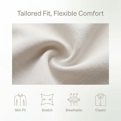 Men's Polo Button-Down Shirt | Stretch Slim Fit