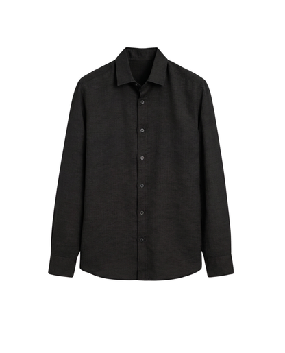 Men's Polo Linen Shirt | Relaxed Fit Breathable & Lightweight Summer