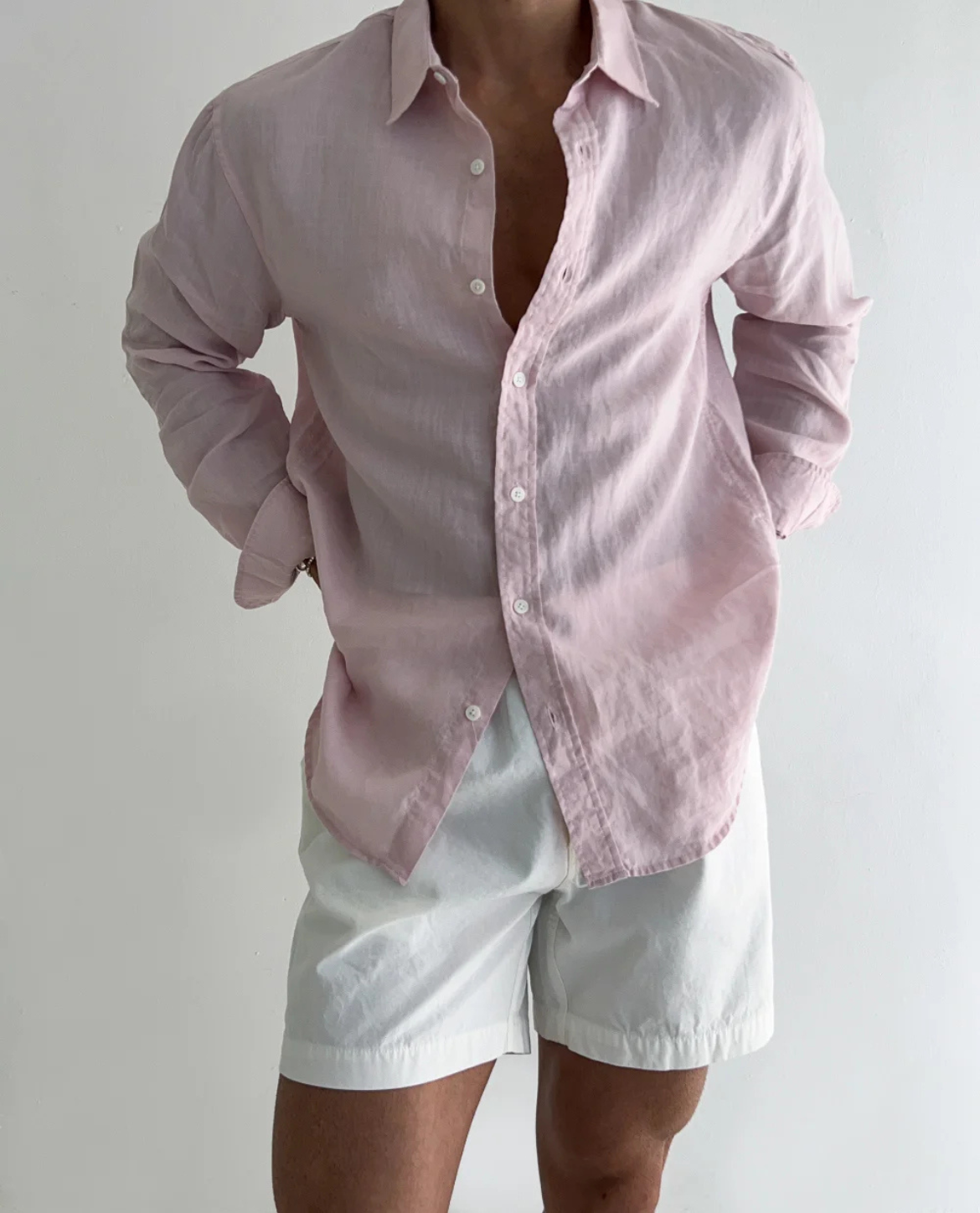 Men's Polo Linen Shirt | Relaxed Fit Breathable & Lightweight Summer