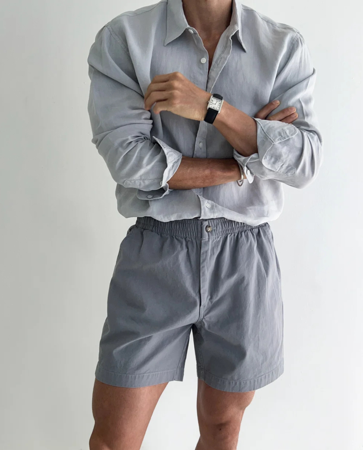 Men's Polo Linen Shirt | Relaxed Fit Breathable & Lightweight Summer