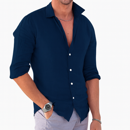 Men's Polo Shirt | Long Sleeve & Breathable Relaxed Fit