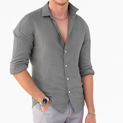 Men's Polo Shirt | Long Sleeve & Breathable Relaxed Fit