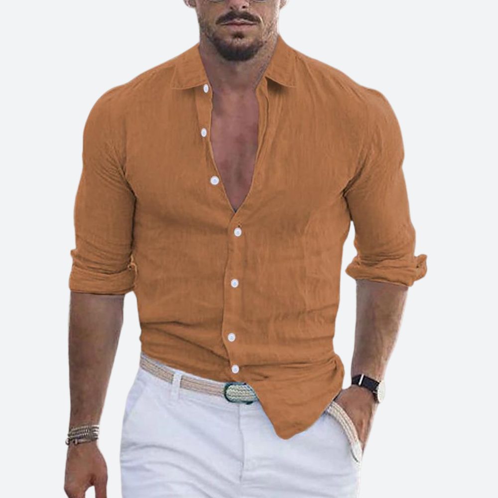 Men's Polo Shirt | Open Collar & Slim Fit