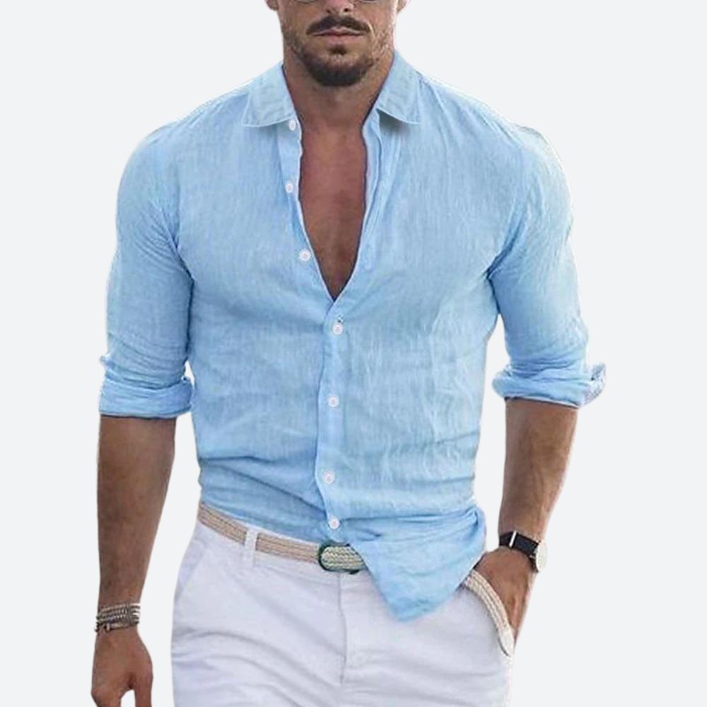 Men's Polo Shirt | Open Collar & Slim Fit