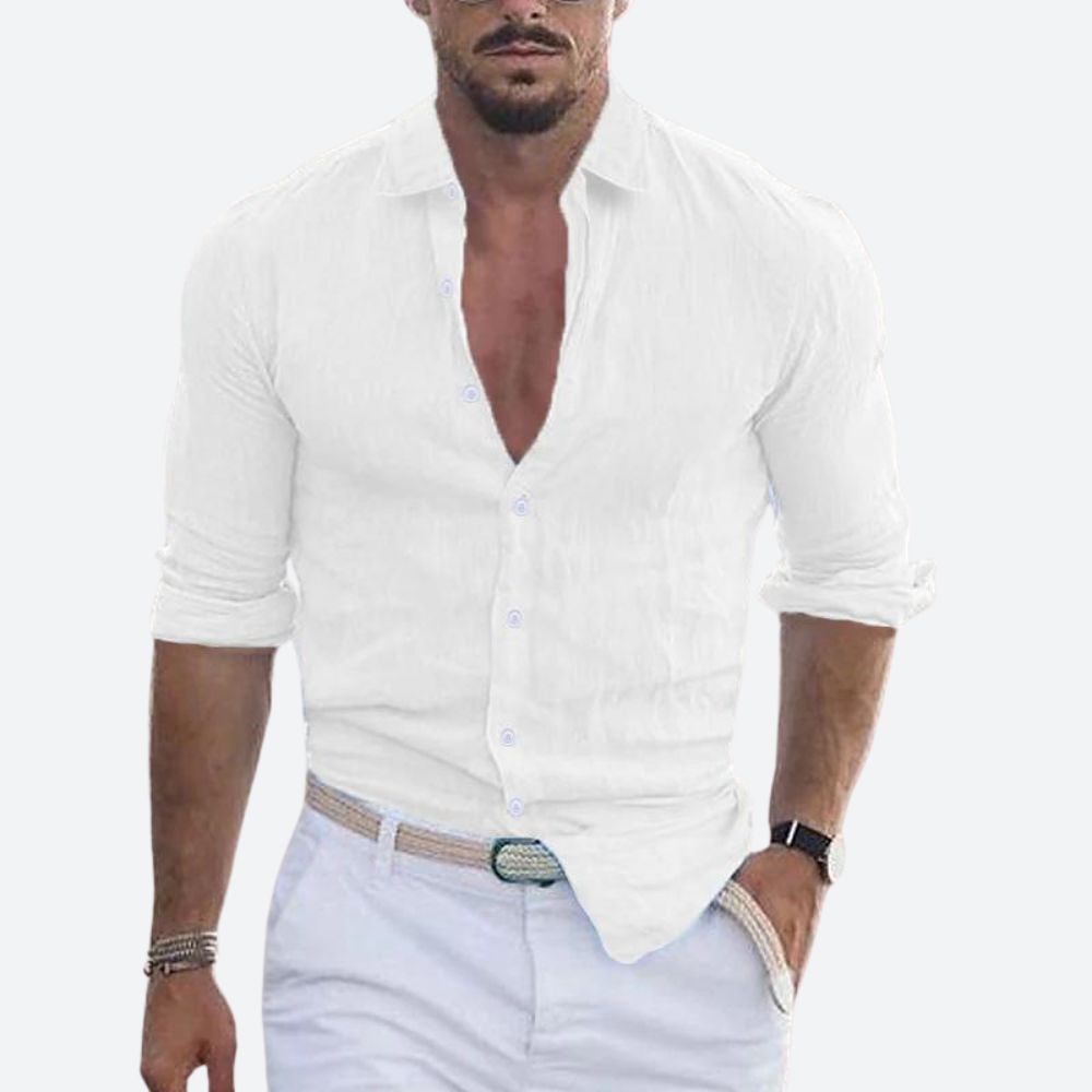 Men's Polo Shirt | Open Collar & Slim Fit