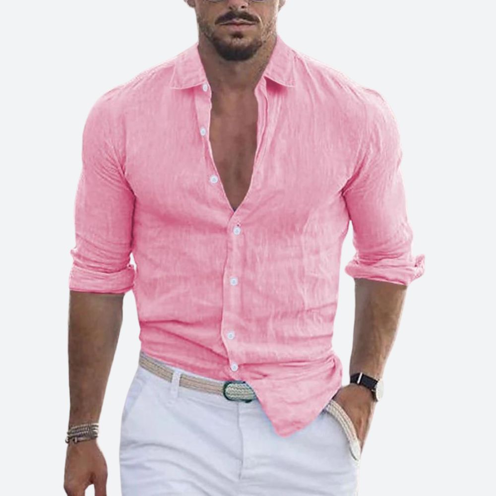Men's Polo Shirt | Open Collar & Slim Fit