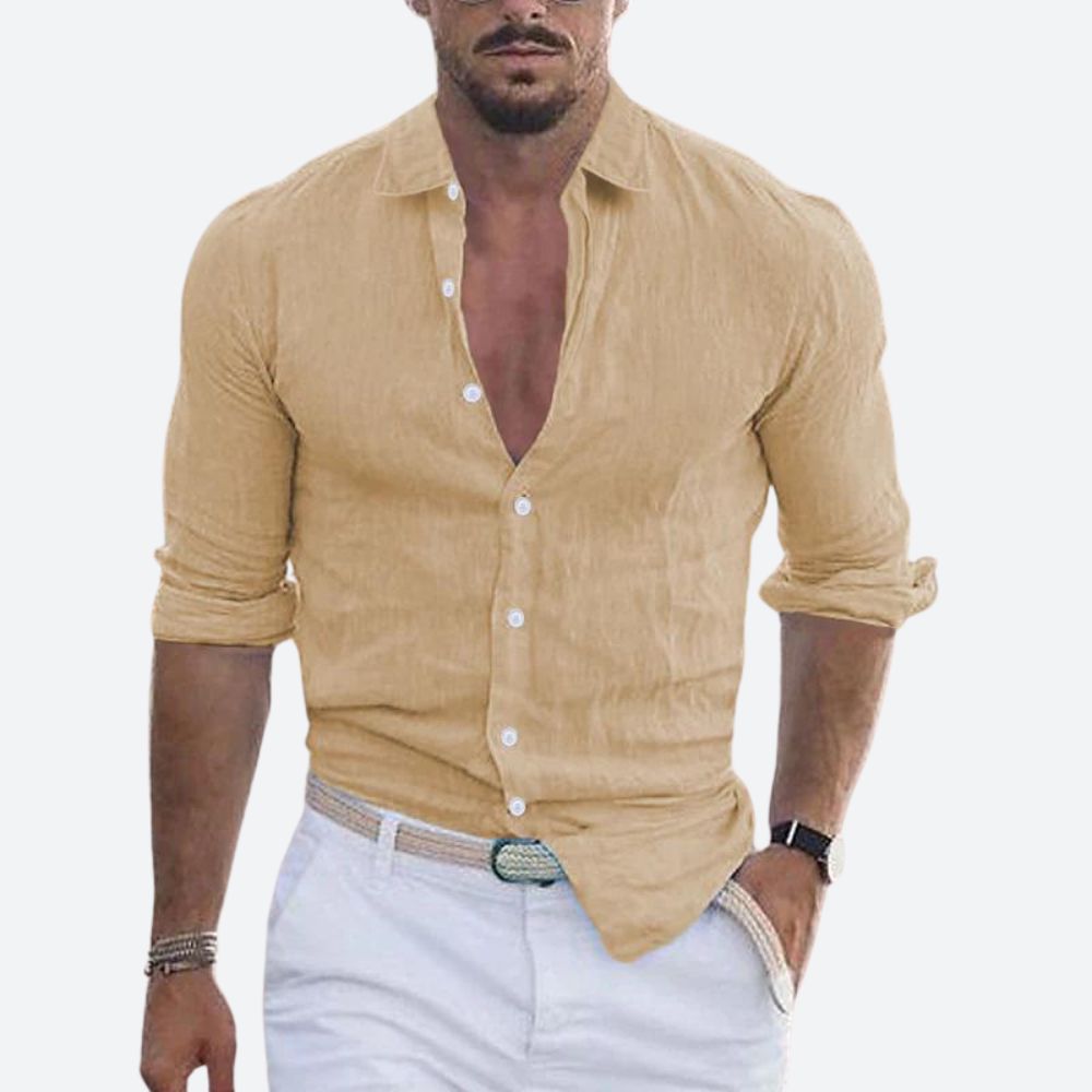 Men's Polo Shirt | Open Collar & Slim Fit