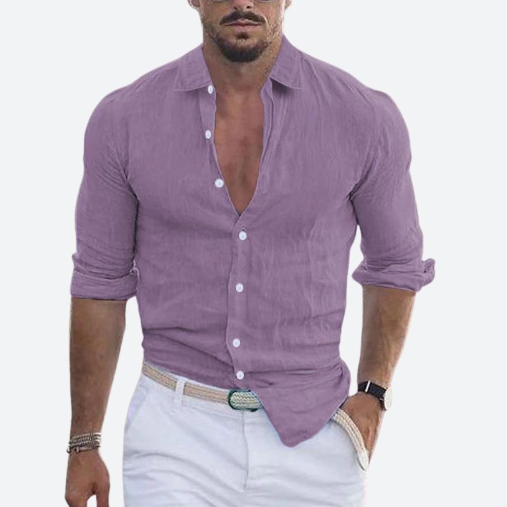 Men's Polo Shirt | Open Collar & Slim Fit