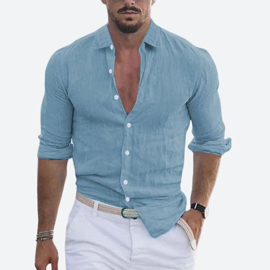 Men's Polo Shirt | Open Collar & Slim Fit