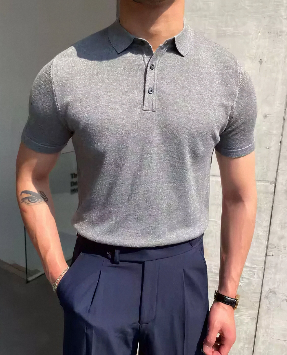 Men's Polo Shirt | Slim Fit Smart Casual & All-Day Comfort