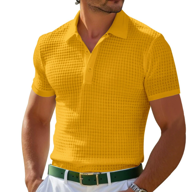 Men's Polo Shirt | Slim Fit Textured Collar
